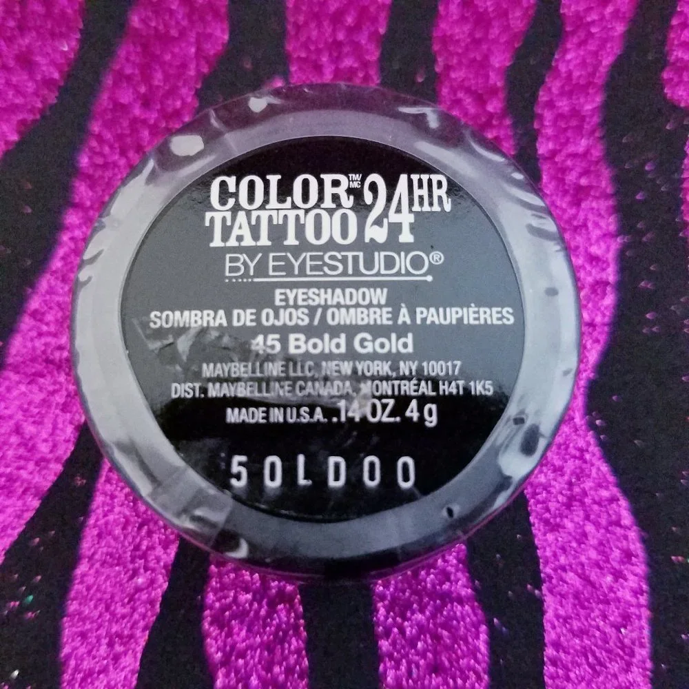 EyeStudio Color Tattoo 24Hr Shadow BoldGold‎